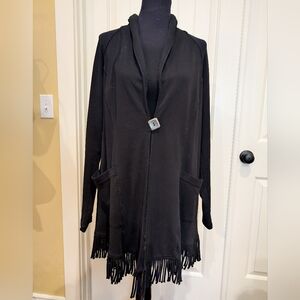 Barbara Lesser Fringe Cardigan